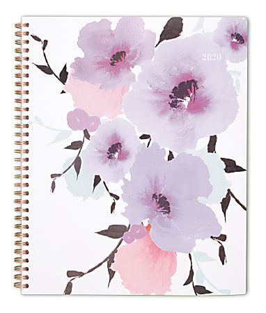 Cambridge® Mina Weekly/Monthly Planner, 8-1/2" x 11", Multicolor, January to December 2020