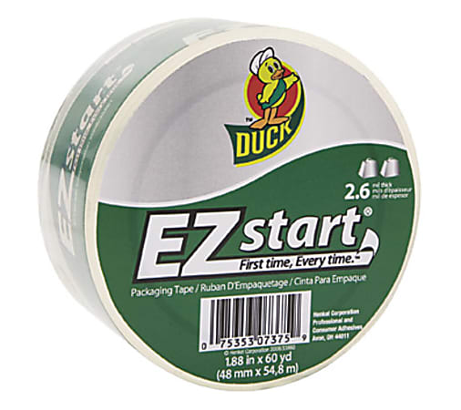 Duck® EZ Start® Packaging Tape, 1 7/8" x 60 Yd.