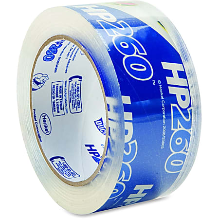 Duck Brand HP260 Packing Tape - 1.88" Width x 60 yd Length - 3" Core - 3.10 mil - Acrylic Backing - Non-yellowing - 1 / Roll - Clear