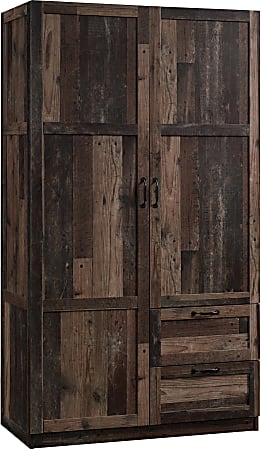 Sauder® Select Storage Wardrobe Cabinet, 71-1/8”H x 40”W x 19-1/2”D, Reclaimed Pine