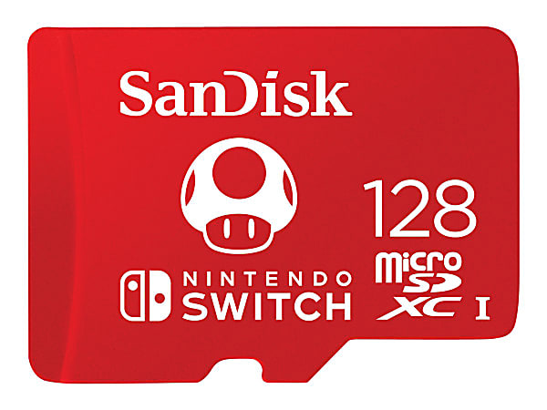 SanDisk microSDXC Memory Card for Nintendo Switch 128GB - Office Depot