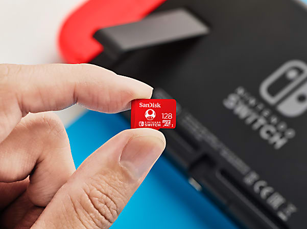 SanDisk microSDXC Memory Card for Nintendo Switch 128GB - Office Depot