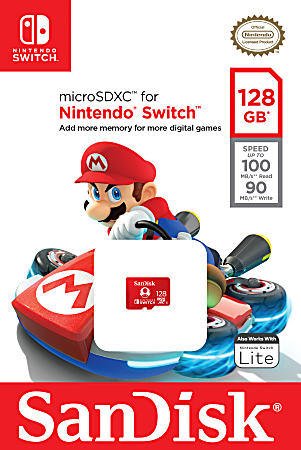 SanDisk microSDXC Memory Card for Nintendo Switch 128GB - Office Depot