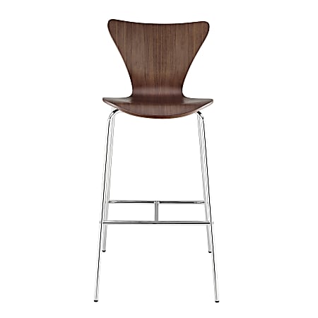 Chrome and wood bar stools hotsell