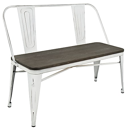White metal 2024 bench seat