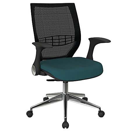 Office Star™ Pro-Line II ProGrid Fabric High-Back Chair, Mesh Blue/Black/Silver