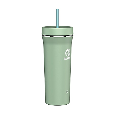 Takeya Standard Straw Tumbler, 32 Oz, Cucumber