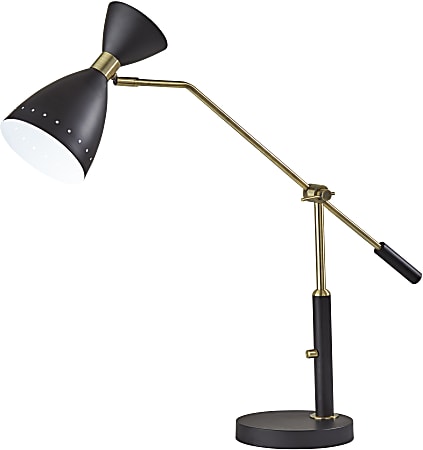 Adesso® Oscar Adjustable Desk Lamp, 31-3/4"H, Black