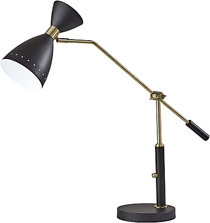 Adesso® Oscar Adjustable Desk Lamp, 31-3/4&quot;H, Black