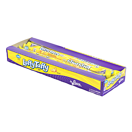 Laffy Taffy Ropes, Banana, Tray Of 24