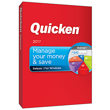 Quicken® Deluxe 2017 For PC, Download Version