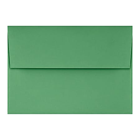 LUX Invitation Envelopes, A1, Peel & Press Closure, Holiday Green, Pack Of 500