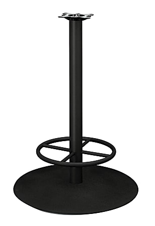 HON® Hospitality Table Base With Footring, 41"H x 28"W, Black