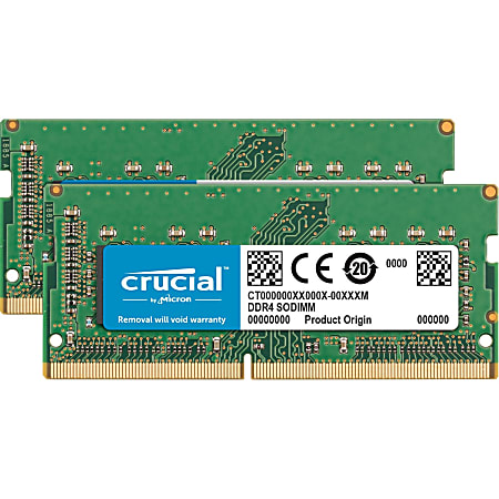 Crucial 32GB (2 x 16GB) DDR4 SDRAM Memory