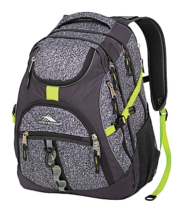 HIGH SIERRA® Access Backpack With 17" Laptop Pocket, Static Mercury Zest