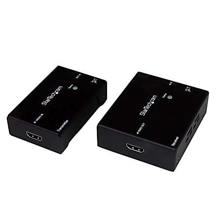 StarTech.com HDMI over CAT5 HDBaseT Extender - Power over Cable - Ultra HD 4K - Extend HDMI up to 230ft (70m) over a single CAT 5e / Cat 6 cable with Power over Cable to Receiver