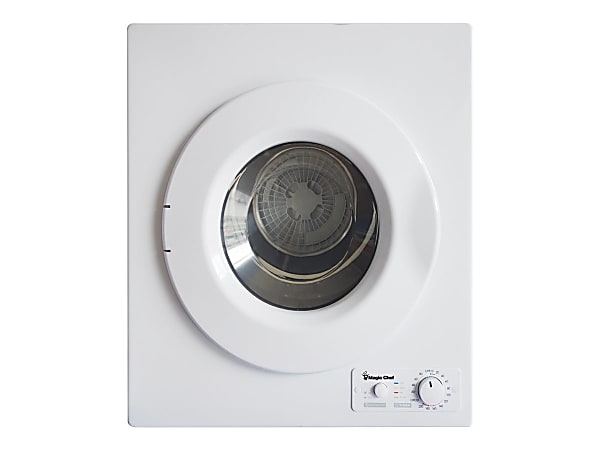 Magic Chef MCSDRY1S - Dryer - width: 23.6 in - depth: 17.1 in - height: 25.6 in - front loading