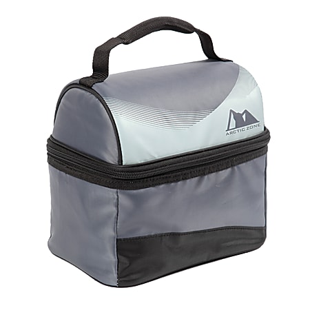 Artic Zone® Urban Secret Lunch Bucket, 8 1/2"H x 8 1/2"W x 6"D, Gray