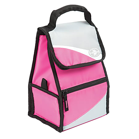 Arctic Zone Side Loading Hi-Top Power Pack, 10 3/4"H x 7 1/4"W x 5 3/4"D, Pink