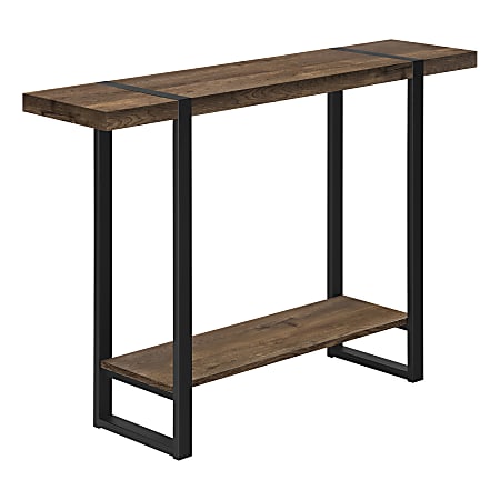 Monarch Specialties Accent Table, 48"L, Brown Reclaimed
