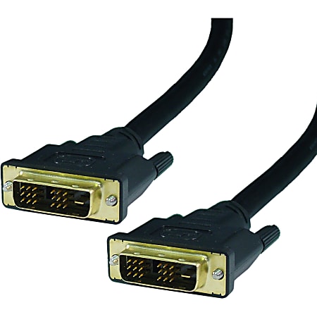 4XEM 15FT DVI-D Single Link M/M Digital Video Cable - 15 ft DVI Video Cable for Monitor, Video Device, Projector - First End: 1 x DVI-D (Single-Link) Male Digital Video - Second End: 1 x DVI-D (Single-Link) Male Digital Video - Shielding - Nickel Plated