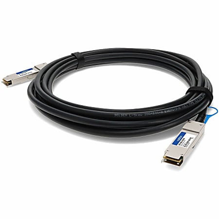 AddOn Cisco QSFP-H40G-CU1M Compatible TAA Compliant 40GBase-CU QSFP+ to QSFP+ Direct Attach Cable (Passive Twinax, 1m) - QSFPH40GCU1MAO
