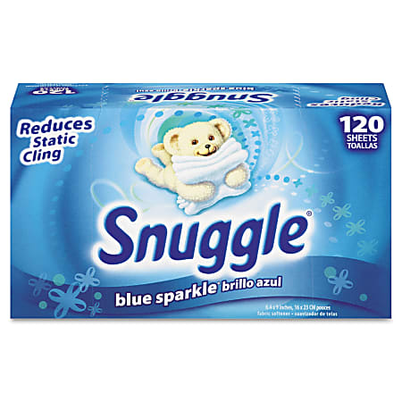 Snuggle® Fabric Softener Dryer Sheets, Fresh Scent, Box Of 120 Sheets
