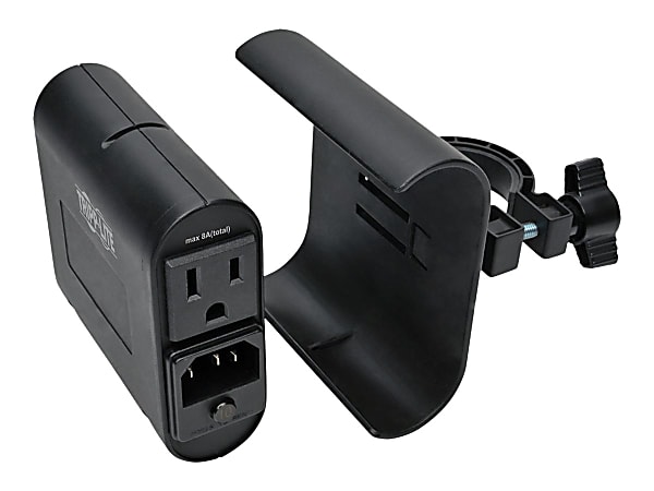 Eaton Tripp Lite Series AC/USB Charging Clip for Display Mounts - Power adapter - 3.4 A - 4 output connectors (2 x USB, 2 x NEMA 5-15) - black