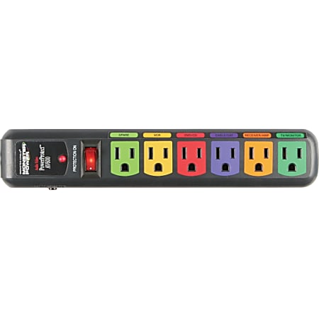 Monster Power 6-Outlets Surge Supressor/Protector