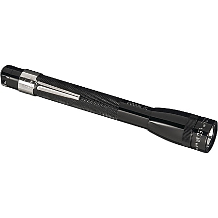 Maglite Mini Maglight LED 2 Cell AAA Flashlight  LED  100 lm Lumen  2 x AAA  Alkaline  Battery  Water Resistant, Drop Resistant  Black