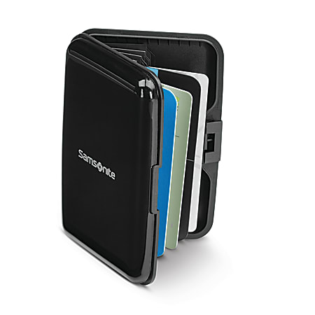 Samsonite Aluminum RFID Wallet Black - Office Depot