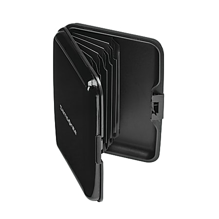 Samsonite Aluminum RFID Wallet Black Office Depot