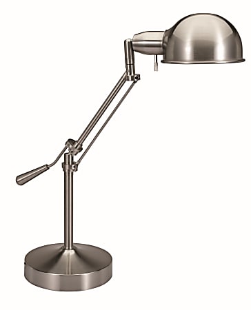 Victory Light Executive Desk Lamp, 24&quot;H, Brushed Nickel