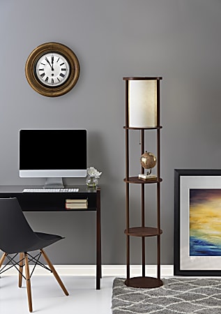 Stewart shelf floor lamp outlet