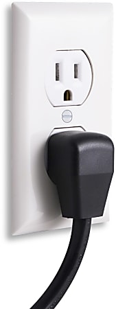 GE UltraPro 10-Outlet Surge Protector, 4' Cord, Black, 34462