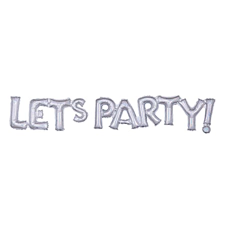 Amscan "Let&#x27;s Party" Balloon Banner, 54" x