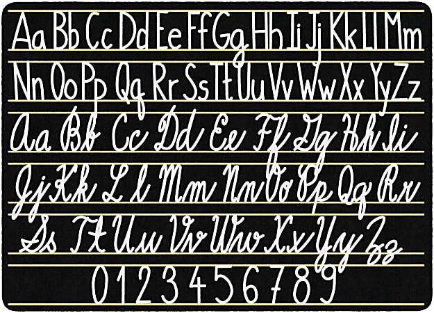 Flagship Carpets Handwriting Sampler Area Rug, 6'H x 8'4"W