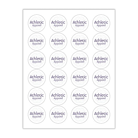 Custom Printed 2-Color Laser Sheet Labels And Stickers,