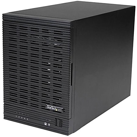 StarTech.com USB 3.0 / eSATA 5-Bay Hot-Swap 2.5/3.5" SATA III Hard Drive Enclosure with UASP - 5-Bay SATA 6 Gbps Enclosure for HDD / SSD - Connect five hot-swappable 2.5/3.5" SATA III hard drives to your computer externally through USB 3.0 with UASP