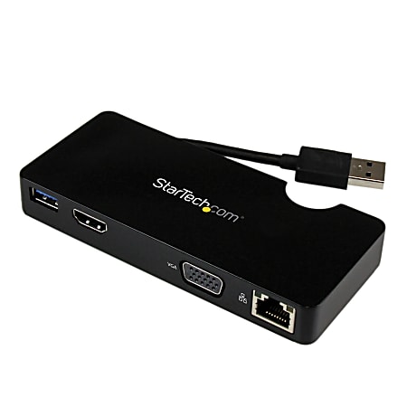 Mini DisplayPort Video Dock with USB 3.0 LAN Hub