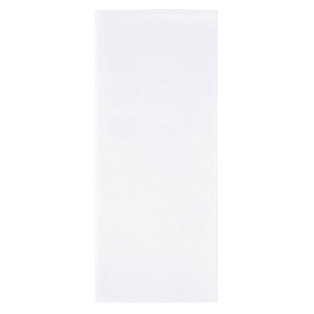 Linen-Like 1-Ply Napkins, 10" x 4-1/4", White, Case Of 300 Napkins