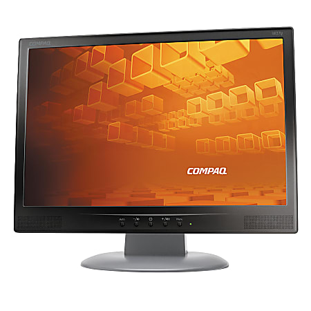 Compaq W17q 17" Widescreen LCD Monitor, Black/Gray