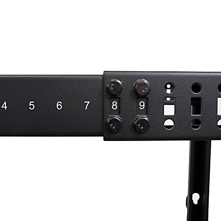 StarTech.com 25U Adjustable Depth Open Frame 4 Post Server Rack w ...