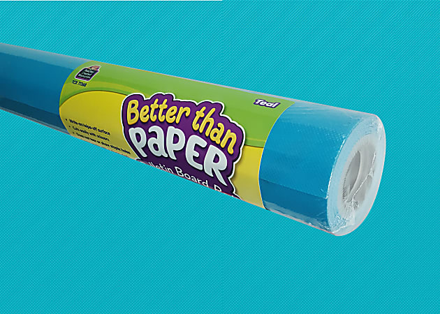 Teacher Created Resources Better Than Paper Bulletin Board Paper Rolls 4 x  12 Vintage Blue Stripes Pack Of 4 Rolls - Office Depot