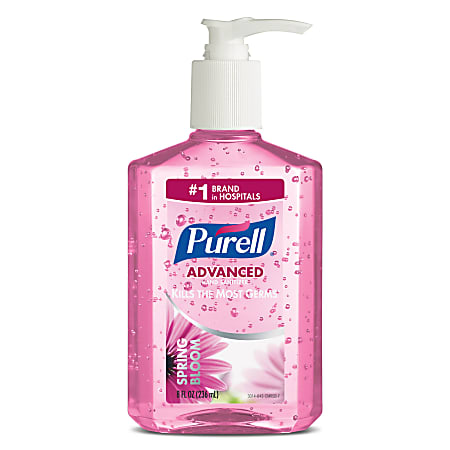 Purell® Instant Hand Sanitizer, Pink Spring Bloom, 8 Oz