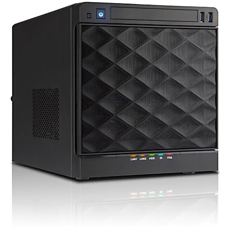 In Win Mini 4 Bay Server Tower - SECC - 7x Bay - 0 - Mini ITX Motherboard Supported - 1x Fan(s) Supported - IWMS0401S265