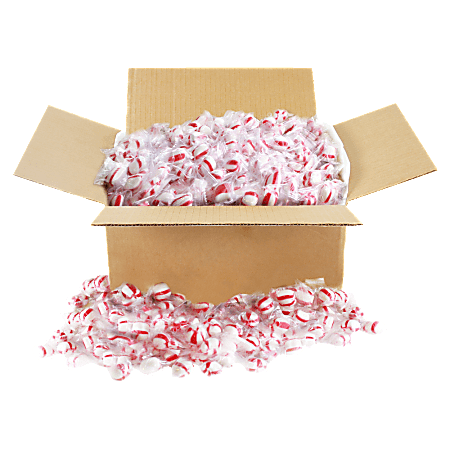 Office Snax Old-Fashioned Peppermint Puffs, 10 Lb Box