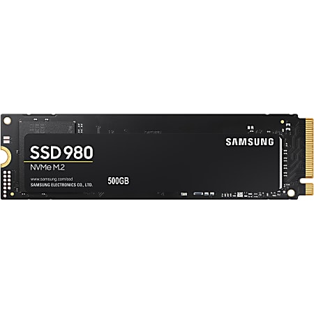 Samsung 980 PCIe 3.0 NVMe Gaming SSD 500GB - Desktop PC Device Supported - 3100 MB/s Maximum Read Transfer Rate - MZV8V500BAM