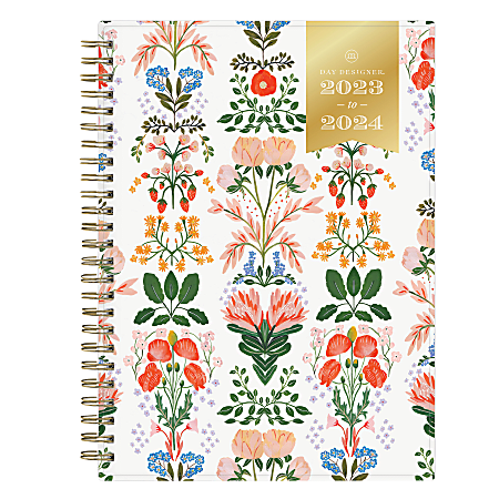 2023 2024 Day Designer Poppy Garden Polypropylene WeeklyMonthly