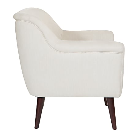 Office Star Dane Accent Chair WheatDark Coffee Office Depot